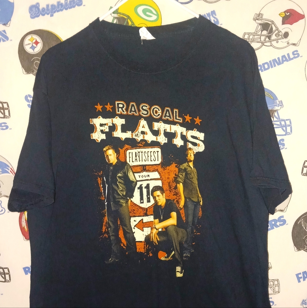 2011 Rascal Flatts Flattsfest Country Music Singers Band Concert Tour Shirt